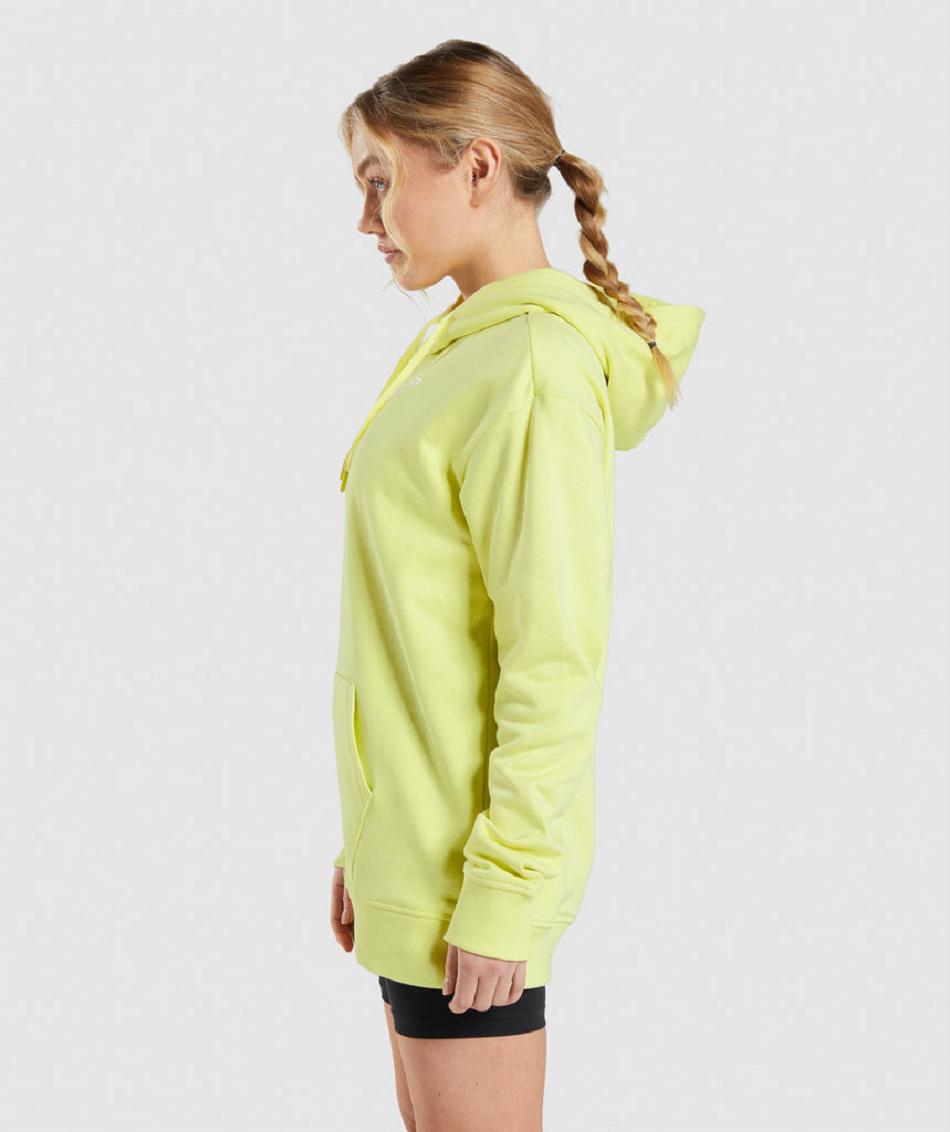 Sudadera Con Capucha Gymshark Entrenamiento Oversized Mujer Verde | CO 2038FDN